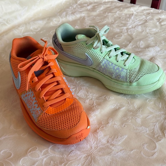 Nike Kids Colorblock Sneakers - Orange & Mint - Picture 12 of 12